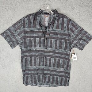 Roark and House of Darwin Shirt Mens S Printed Quick-Dry Stretch Button-Up RW534